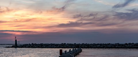 dock out to the sea