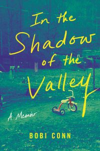 The book cover for "In the Shadow of the Valley" by Bobi Conn.